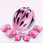 Kids Protective Gear Set Includes Helmet, Knee, Elbow Wrist Pads For Child Skating & Cycling Scooters - Image 2